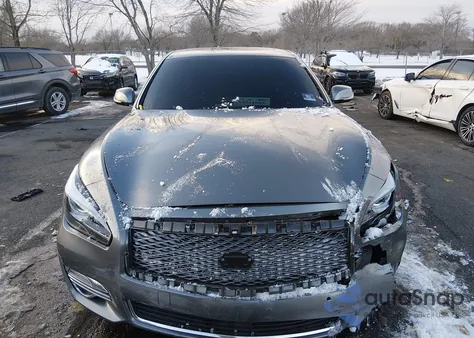 2015 Infiniti Q70L 3.7X из США, поврежденный, VIN JN1BY1PR9FM830301